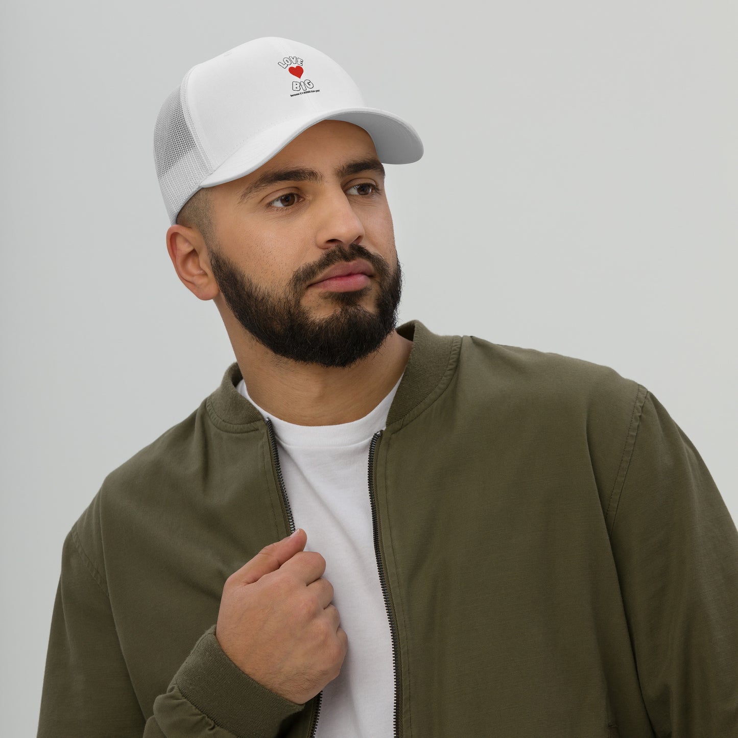 Trucker Cap-LOVE BIG