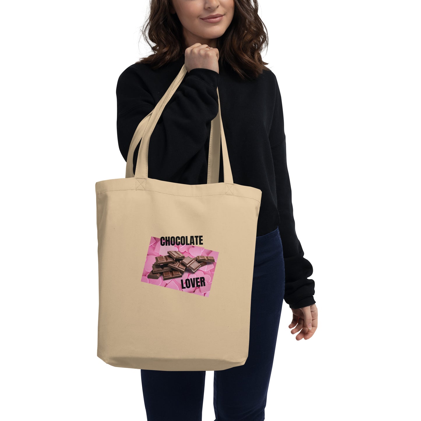 Eco Tote Bag-CHOCOLATE LOVER